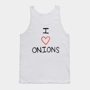 I Heart Onions Tank Top